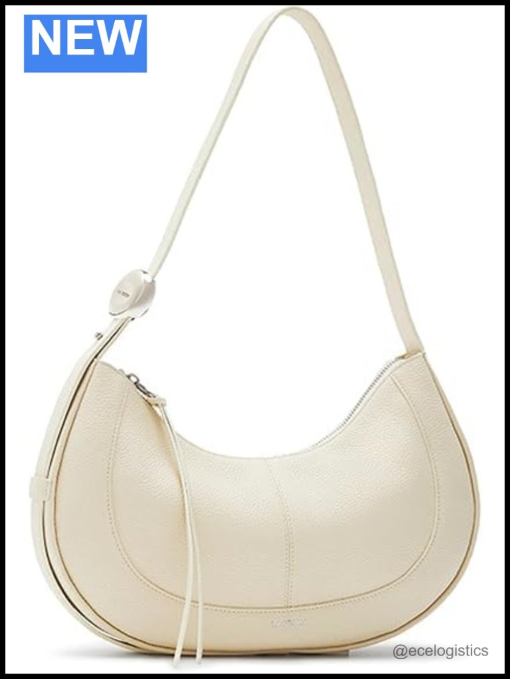Genuine Leather Crescent Hobo Bag Shoulder Crossbody Purse for Women